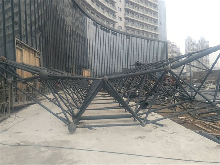 陕西万豪酒店雨棚网架